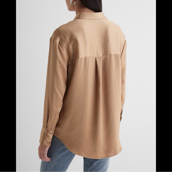 โจ HP โจ Satin โจ Boyfriend Portofino Shirt (Read Description) โจ - Picture 11 of 12